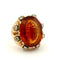 Bague 54 Bague ancienne en or 18 carats, citrine et diamants 58 Facettes