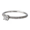 Bague 49 Bague Solitaire Or blanc Diamant 58 Facettes 2773202CN