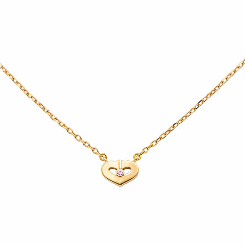 Collier Cartier Collier Cœur Or jaune Saphir 58 Facettes 4944052RV