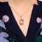 Collier Collier Tourmaline Rose 58 Facettes