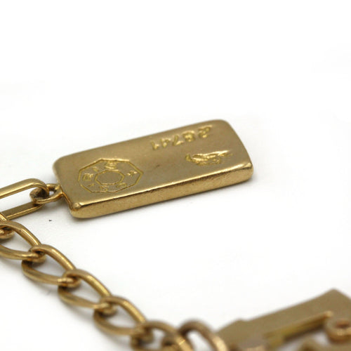 Bracelet Bracelet Charms - Or, Diamants, Résine & Amazonite 58 Facettes 250130R