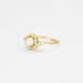 Bague 58 Bague or jaune perle diamants 58 Facettes