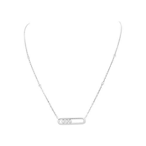Collier Collier-Sautoir Messika, "Baby Move", or blanc, diamants. 58 Facettes 34538
