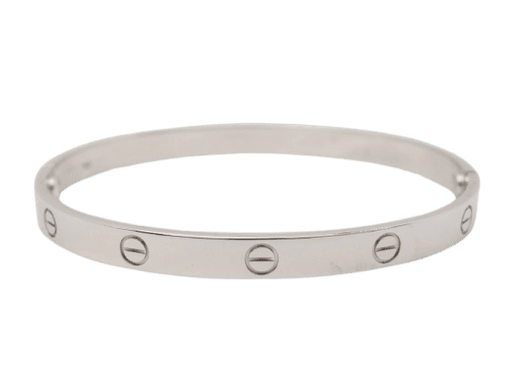 Bracelet Bracelet Cartier Love en or blanc 58 Facettes 33259