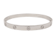 Bracelet Bracelet Cartier Love en or blanc 58 Facettes 33259