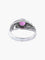 Bague Bague Jonc Or Blanc Saphir Rose Diamants 58 Facettes