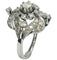 Bague 53 Bague rétro Cluster en or blanc des années 1940, diamant naturel de 1,52 ct 58 Facettes E12
