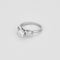 Bague 54 Solitaire en or blanc et diamants 58 Facettes B250605