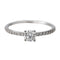 Bague 49 Bague Solitaire Or blanc Diamant 58 Facettes 2773202CN