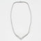 Collier Collier Tennis or blanc et diamants 58 Facettes