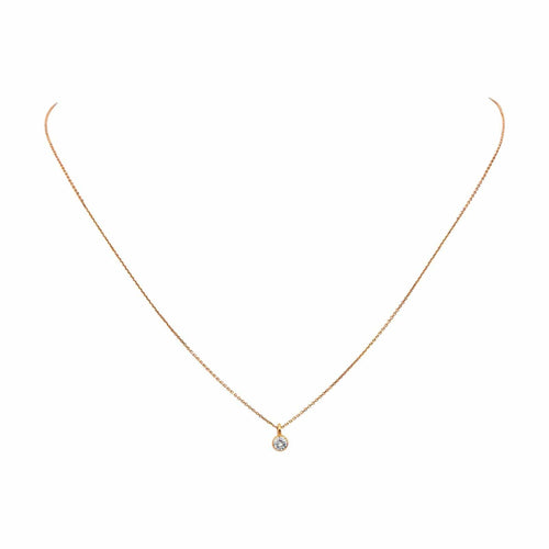 Collier Or rose Diamant