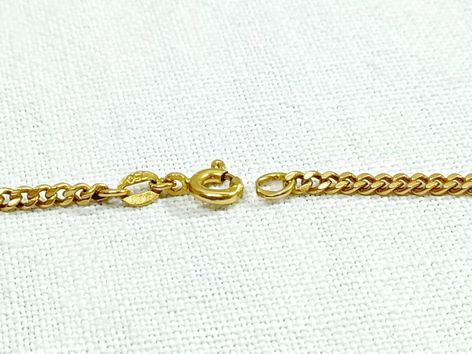 Collier Chaine En Or Mailles Gourmette 58 Facettes