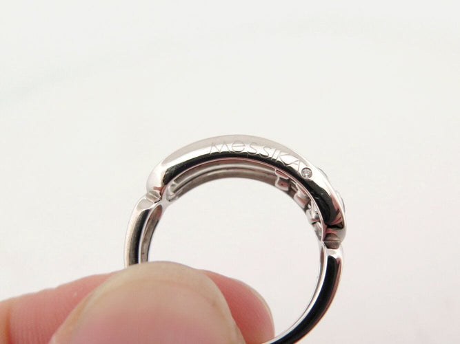 Bague 51 bague MESSIKA move classique 03998-wg t51 3 diamants 0.24ct or blanc 18k 58 Facettes 272117