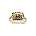 Bague 56 Bague or blanc et jaune diamants 58 Facettes 240036SP