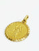 Gold Virgo Zodiac Medal Pendant 58 Facettes