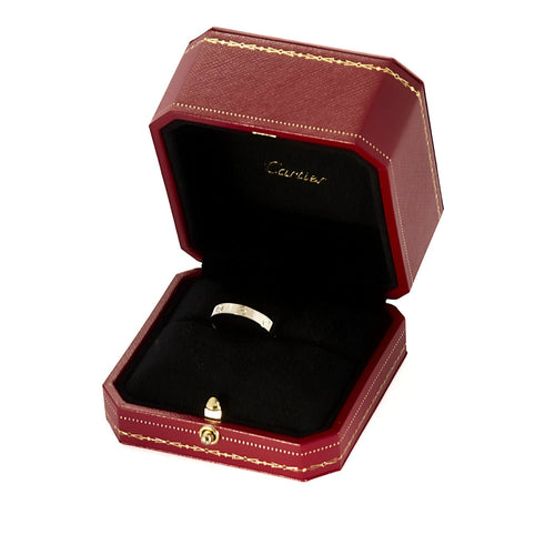 Bague 58 Cartier Bague Love Platine. Petit Modèle 58 Facettes 58FC28