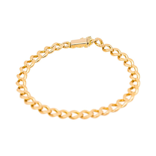 Bracelet Maille Gourmette  Or rose