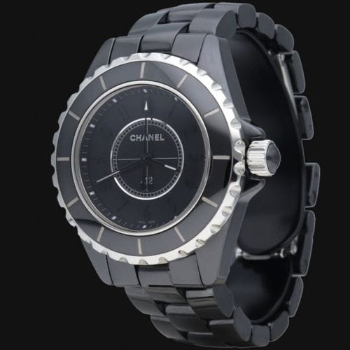 Montre Montre Chanel J12 33 mm Noir intense 58 Facettes MT41314