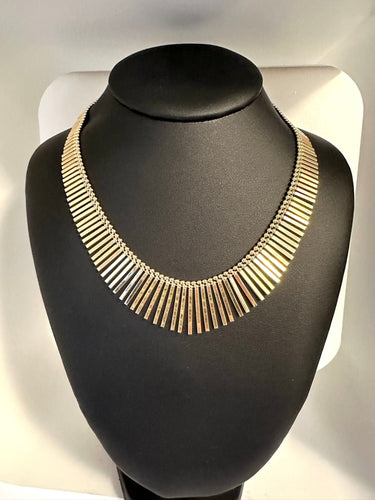 Collier UNOAERRE - Collier rétro à franges en or jaune 58 Facettes