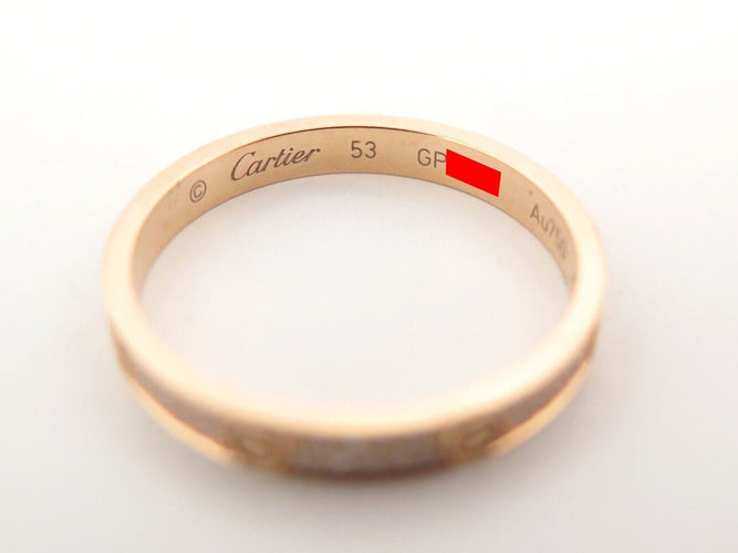 Bague 53 bague CARTIER love pm crb4218000 pavee diamant 0.19ct t53 or 18k 58 Facettes 270290