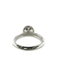 Bague Solitaire bague or blanc et diamants 0,59 ct 58 Facettes