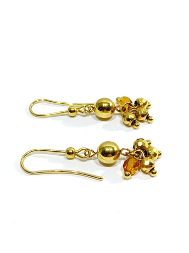 Boucles d'oreilles Paire de boucle d'oreilles en or et perles 58 Facettes