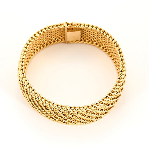 Bracelet Bracelet en Or jaune 18k 58 Facettes MON1004