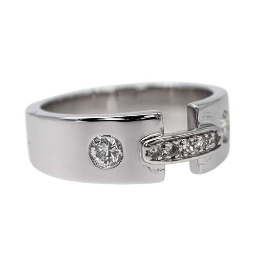 Bague 47 Bague Or blanc Diamant 58 Facettes 2527582CN