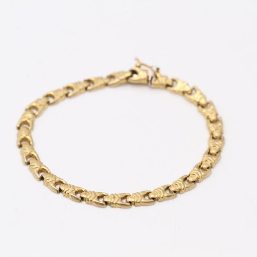 Bracelet Gold articulated bracelet 58 Facettes E360941
