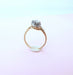 Ring 58.5 Toi et Moi vintage engagement ring - Diamonds - Gold 58 Facettes AA 1644