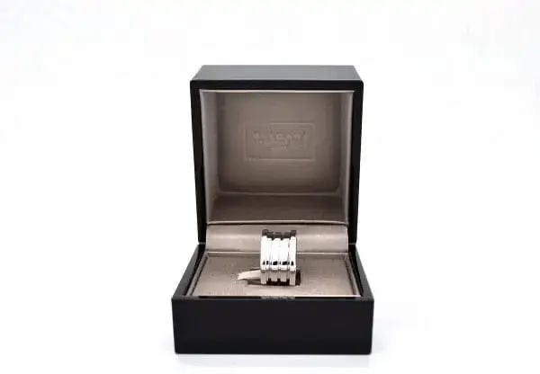 Bague 54 Bague Bulgari B.zero1 à 4 anneaux en or blanc 58 Facettes 14021