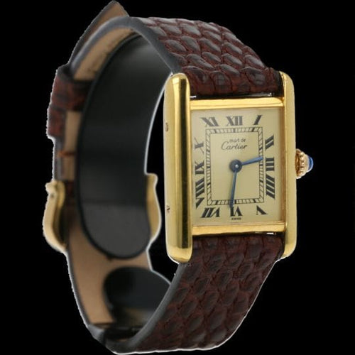 Montre Cartier Montre Tank Vermeil 58 Facettes MT43488