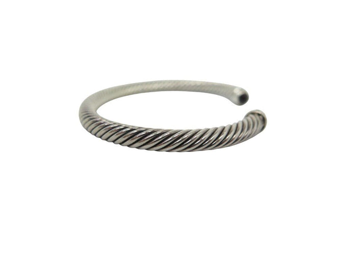 Bracelet bracelet DAVID YURMAN cable classique b04182 argent 925 5mm diamants grenat 58 Facettes 267208