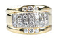 Bague 56 Bague or jaune diamants 58 Facettes BGDCC1156-107