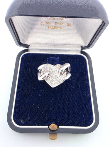 Bague en or blanc et diamants 0,70 ct G VS