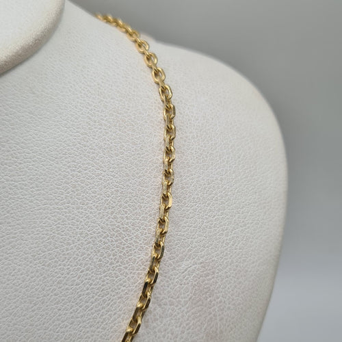 Collier Chaine ou jaune 18 carats 58 Facettes