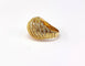 Bague 53 Bague boule or jaune 58 Facettes Bag.boule.1353.4