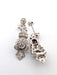 Boucles d'oreilles Boucles d'oreilles en or blanc 18 carats avec diamants 58 Facettes