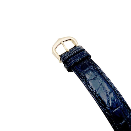 Montre Montre Cartier, « Tank Américaine », or jaune, cuir 58 Facettes 35072