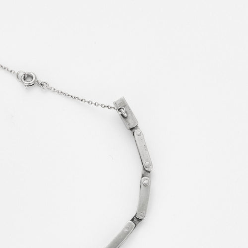 Bracelet en or gris avec diamants