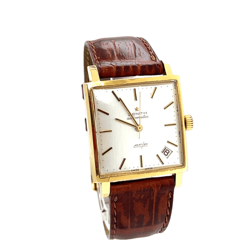 Montre ZENITH - Montre vintage automatique or jaune 58 Facettes 10081/16