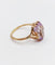 Bague 60 Bague cocktail or rose améthyste (circa 1900) 58 Facettes A05941