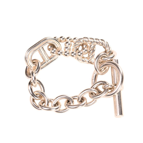 Bracelet HERMES-Bracelet Parade en argent 58 Facettes LMB-284
