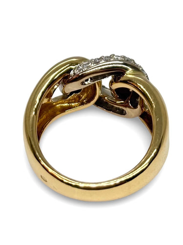 Bague 54 Bague or jaune et diamants 58 Facettes 878