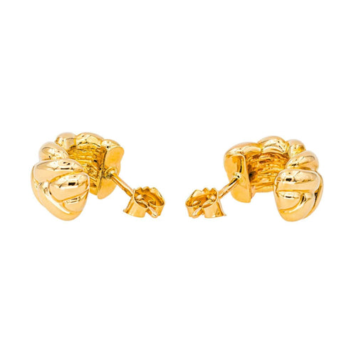 Boucles d'oreilles Boucles d'oreilles Demi créoles Or jaune 58 Facettes 4286097CN
