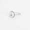 Bague 54 AUGIS - Bague vintage or blanc rubis diamant 58 Facettes