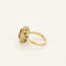 Bague 52 Bague or jaune et blanc, saphir jaune et diamants 58 Facettes B250159