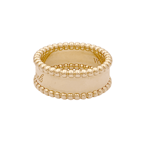 Bague 50 Bague Van Cleef & Arpels, "Perlée signature", or jaune. 58 Facettes 34580