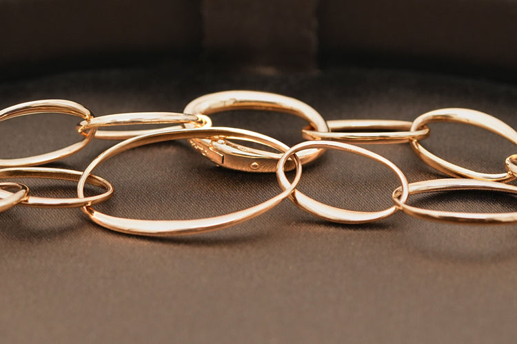 Collier POMELLATO - Collier contemporain en or rose 58 Facettes 22945