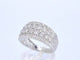 Bague 54 Bague en or blanc avec diamants 1,00 carat 58 Facettes 2188